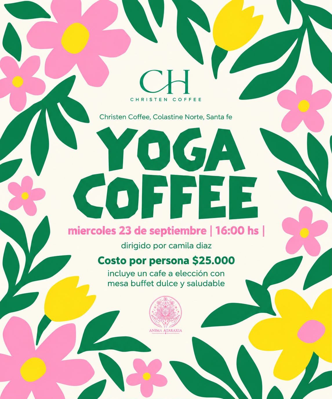 Yoga, próximo evento de Christen Coffee