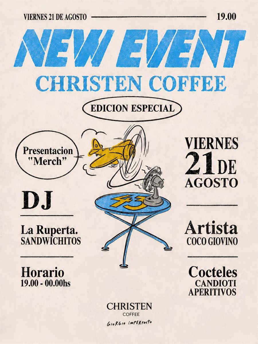 New Event, edición especial de Christen Coffee