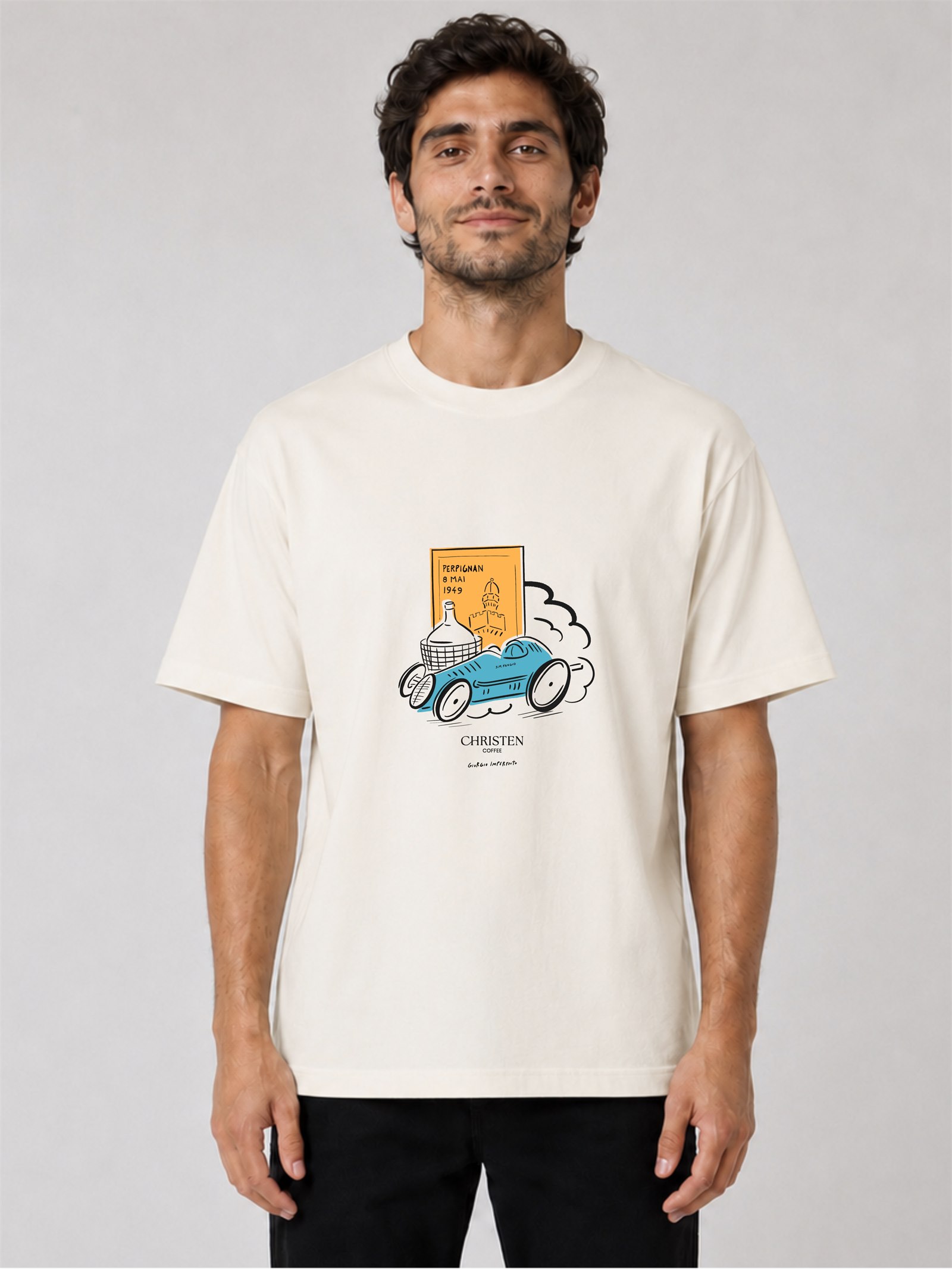 Remera Perpignan crudo