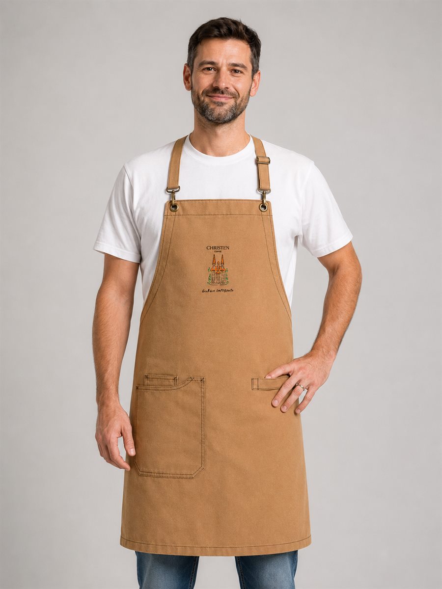 Delantal Castillo camel