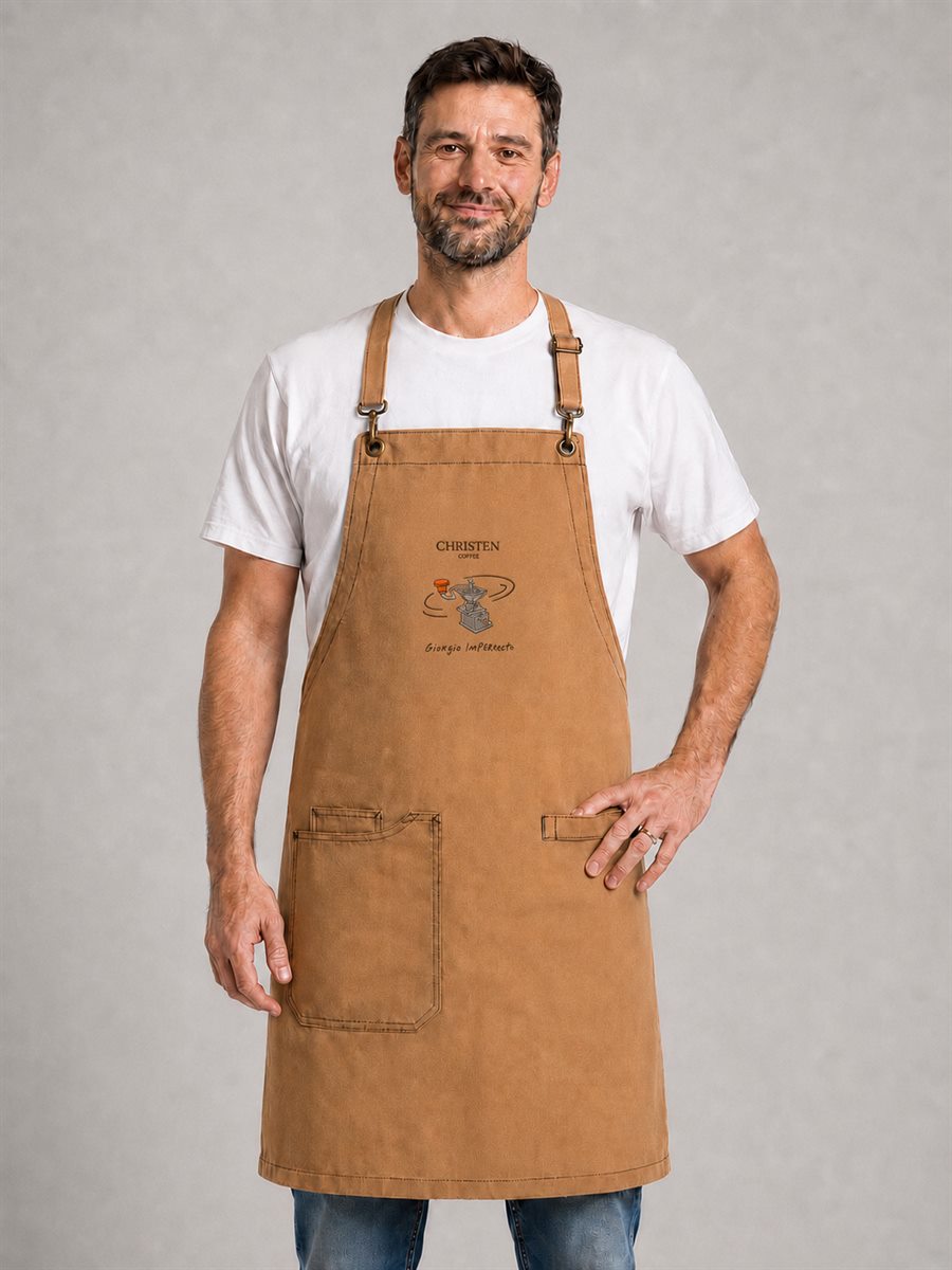 Delantal Molinillo camel