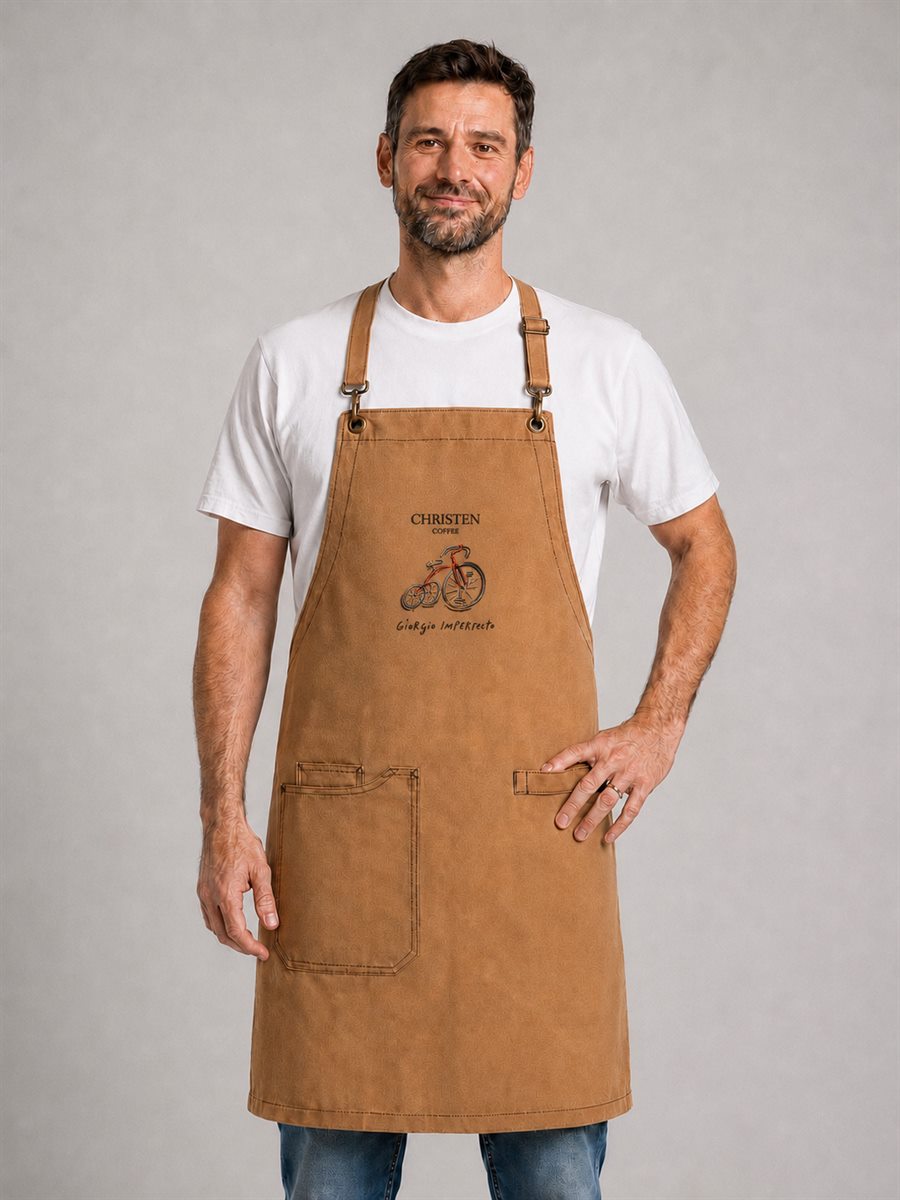 Delantal Triciclo camel